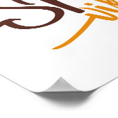 Pumpkin Spice Vibes Poster (Ecke)