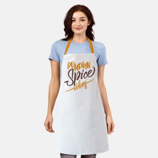 Pumpkin Spice Vibes Schürze (Getragen)