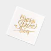 Pumpkin Spice Vibes Servietten Mit Folie (Links)