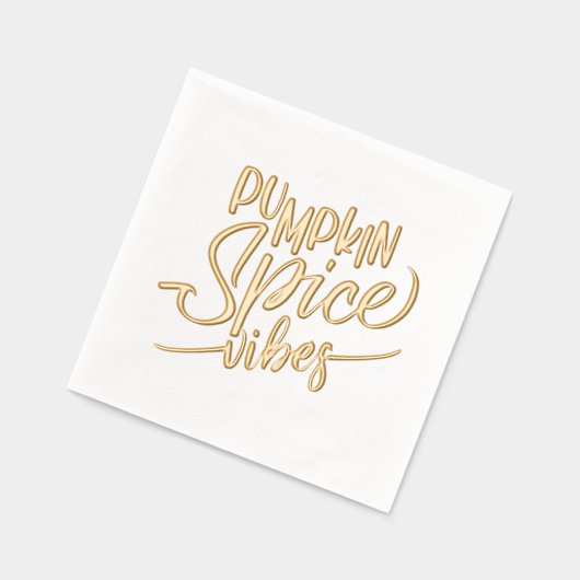 Pumpkin Spice Vibes Servietten Mit Folie (Links)