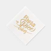 Pumpkin Spice Vibes Servietten Mit Folie (Rechts)