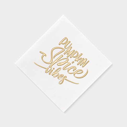 Pumpkin Spice Vibes Servietten Mit Folie (Rechts)