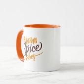 Pumpkin Spice Vibes Tasse (Vorderseite Links)