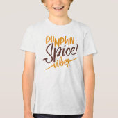 Pumpkin Spice Vibes Tri-Blend Shirt (Vorderseite)