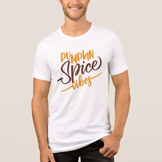 Pumpkin Spice Vibes Tri-Blend Shirt (Vorderseite)