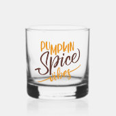 Pumpkin Spice Vibes Whiskyglas (Vorderseite)