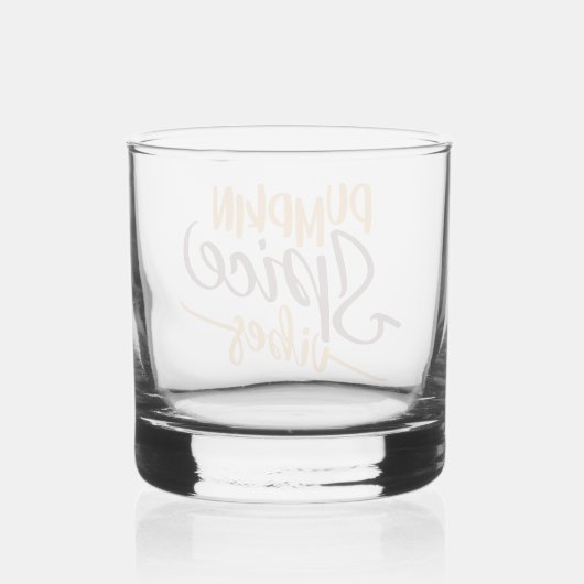 Pumpkin Spice Vibes Whiskyglas (Rückseite)