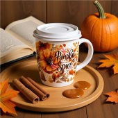 Pumpkin Spice Whimsical Thanksgiving Tasse