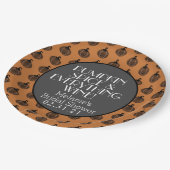 Pumpkin Spice Wine Brautparty Pappteller (Schrägansicht)