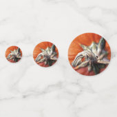 Pumpkin Spiral Konfetti (Rückseiten)