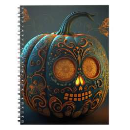 Pumpkin Spiral Notebook Notizblock