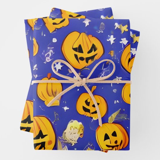 Pumpkin Spirits Geschenkpapier Set (Beispiel)