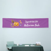 Pumpkin Spooktacular Halloween Bash Party Lila Banner (Messeveranstaltung)