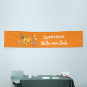 Pumpkin Spooktacular Halloween Bash Party Orange Banner (Messeveranstaltung)