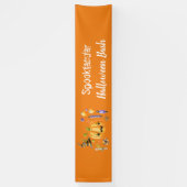 Pumpkin Spooktacular Halloween Bash Party Orange Banner (Vertikal)