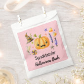 Pumpkin Spooktacular Halloween Bash Party Pink Geschenktütchen (Ausgeschnitten)
