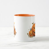 Pumpkin spricht über tasse (Zentrum)