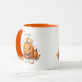 Pumpkin spricht über tasse (Vorderseite Links)