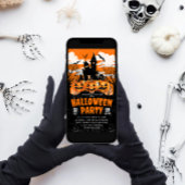 Pumpkin Spuk House Halloween-Party Einladung