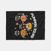 Pumpkin Squad Ot Slp PT Team Erntedank Speech P Fleecedecke (Vorderseite (Horizontal))