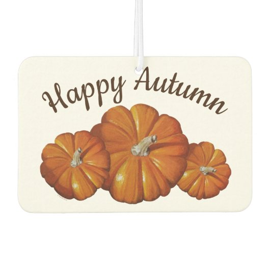 Pumpkin, Squash Autumn Harvest Air Freshener Autolufterfrischer (Vorderseite)