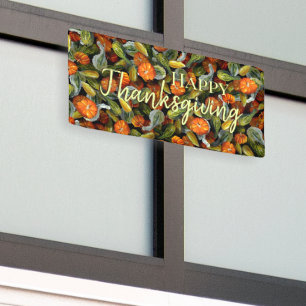 Pumpkin, Squash Autumn Harvest Banner