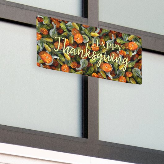 Pumpkin, Squash Autumn Harvest Banner (Draußen Gebäude)