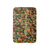 Pumpkin, Squash Autumn Harvest Bath Mat Badematte (Vorderseite Vertikal)