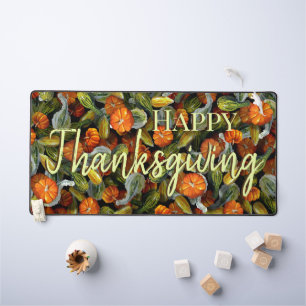 Pumpkin, Squash Autumn Harvest Desk Mat Schreibtischunterlage