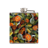 Pumpkin, Squash Autumn Harvest Flask Flachmann (Rückseite)