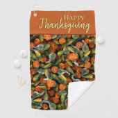 Pumpkin, Squash Autumn Harvest Golf Towel Golfhandtuch (Insitu)