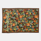 Pumpkin, Squash Autumn Harvest Küchentuch (Horizontal)