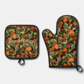 Pumpkin, Squash Autumn Harvest Pot Holder Set (Vorderseite)