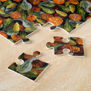 Pumpkin, Squash Autumn Harvest Puzzle