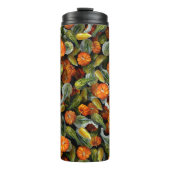 Pumpkin, Squash Autumn Harvest Tumbler Thermosbecher (Vorderseite)