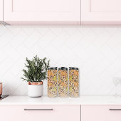 Pumpkin Squash Fall Leopard Print Thermosbecher