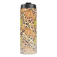 Pumpkin Squash Fall Leopard Print