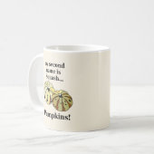 Pumpkin Squash Funny Pumpkins Kaffeetasse (Vorderseite Links)
