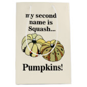 Pumpkin Squash Funny Pumpkins Mittlere Geschenktüte (Vorderseite)