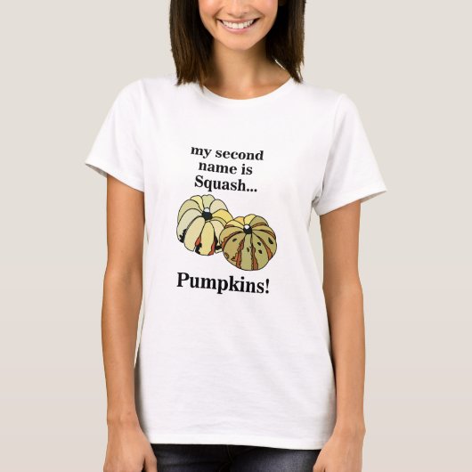 Pumpkin Squash Funny Pumpkins T-Shirt (Vorderseite)