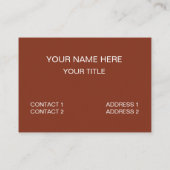 Pumpkin Squash Funny Pumpkins Visitenkarte (Rückseite)