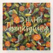 Pumpkin, Squash Herbst ernten Untersetzer (Vorderseite)