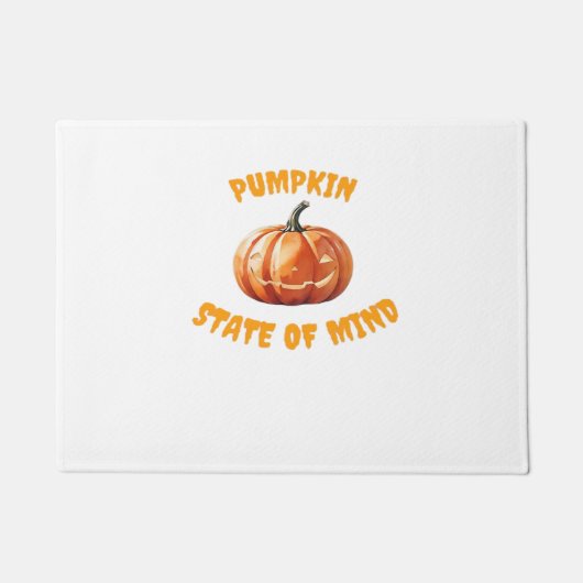 Pumpkin-Staat des Geistes - Halloween Oversized T- Fußmatte (Vorderseite)