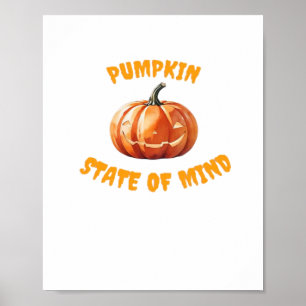 Pumpkin-Staat des Geistes - Halloween Oversized T- Poster