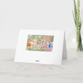 Pumpkin Stroll Feiertagskarte (Rückseite)