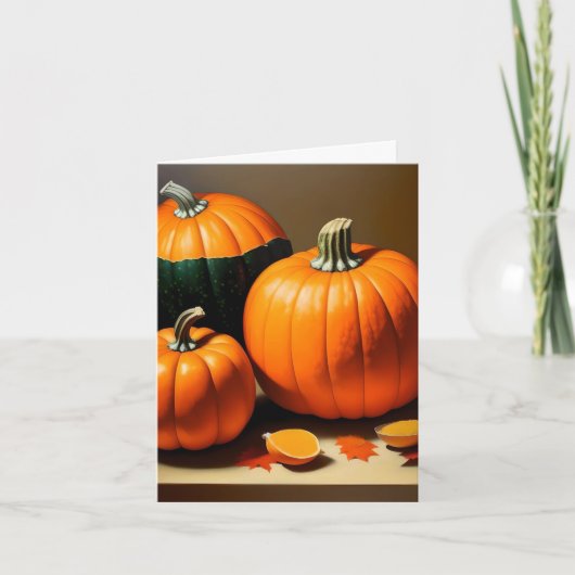 Pumpkin-Studie - AI - A Karte (Vorderseite)