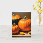 Pumpkin-Studie - AI - A Karte (Gelbe Blume)