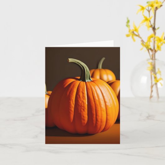 Pumpkin-Studie - AI - K Karte (Gelbe Blume)