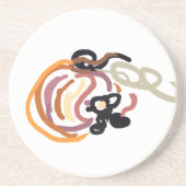 Pumpkin Sunset Autumn cute Getränkeuntersetzer (Vorne)