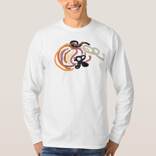 Pumpkin Sunset Autumn cute T-Shirt (Vorderseite)